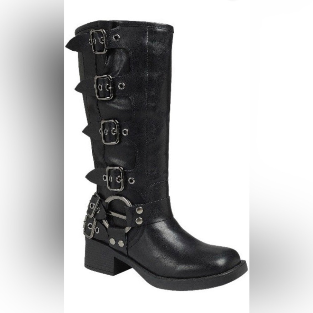 Super trendy kids moto boot